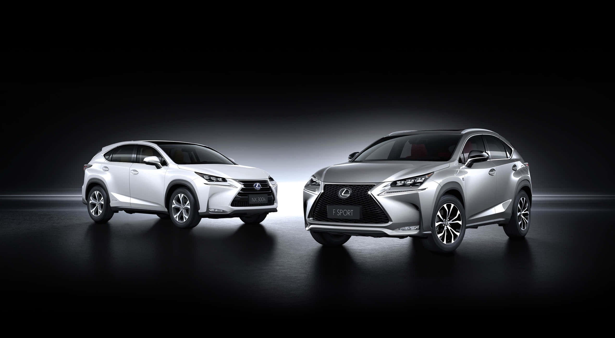 Lexus NX, white, silver, 2K Desktop Wallpaper