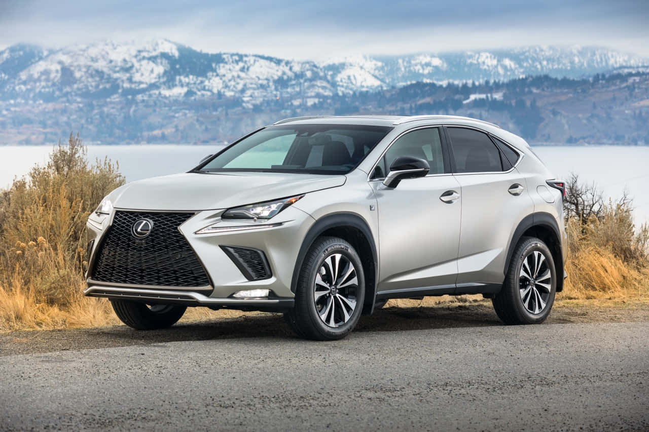 Lexus NX, silver, gravel road, HD Desktop Wallpaper
