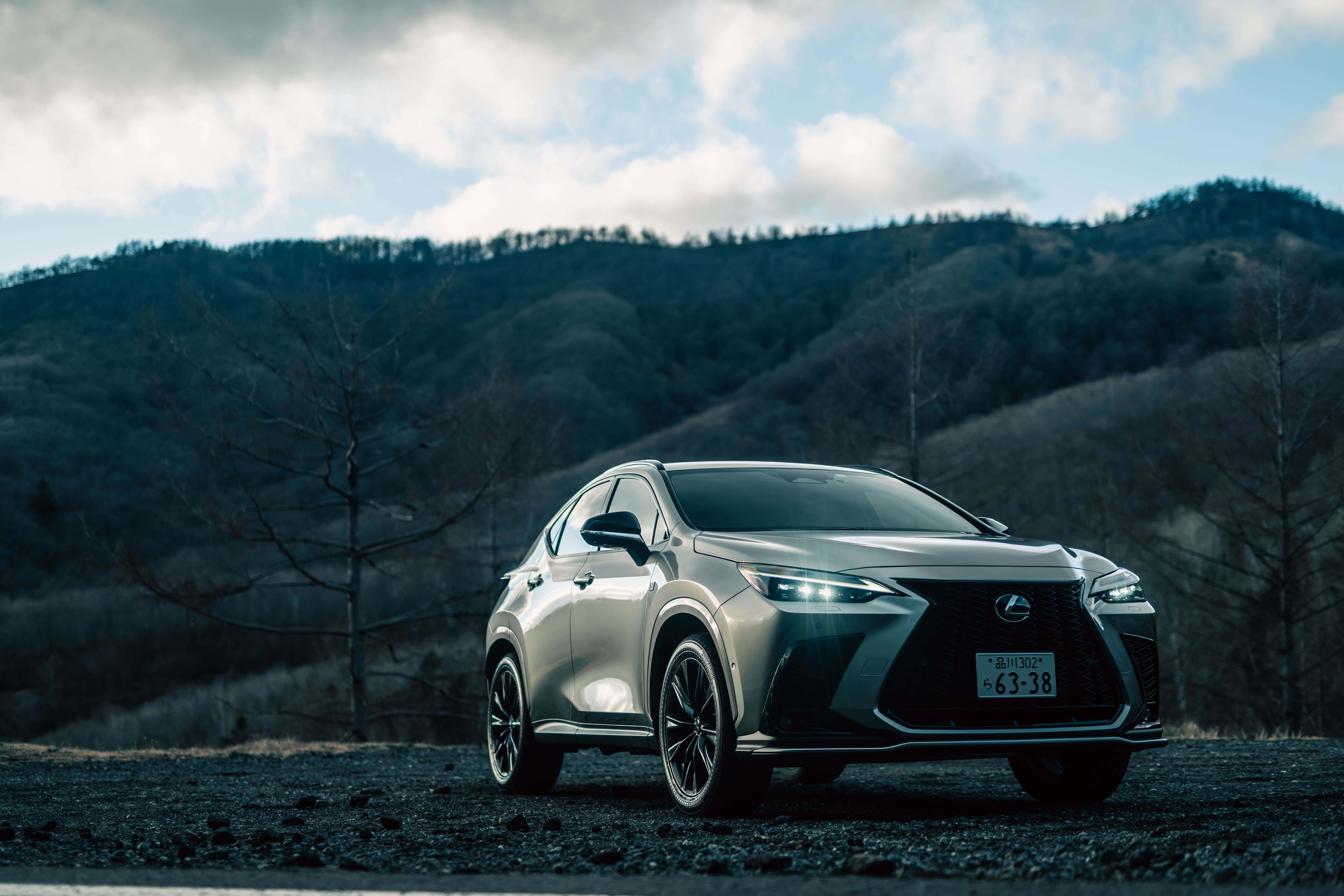 Lexus NX, silver, gravel road, 5K Desktop Wallpaper