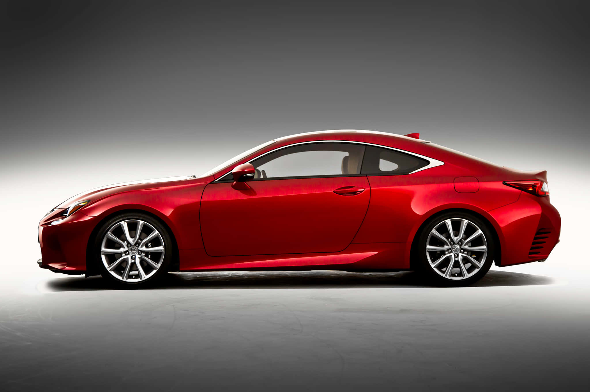 Lexus RC, red, sports coupe, Full HD Desktop Wallpaper