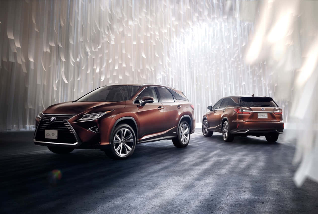 Lexus RX, bronze, studio, HD Desktop Wallpaper