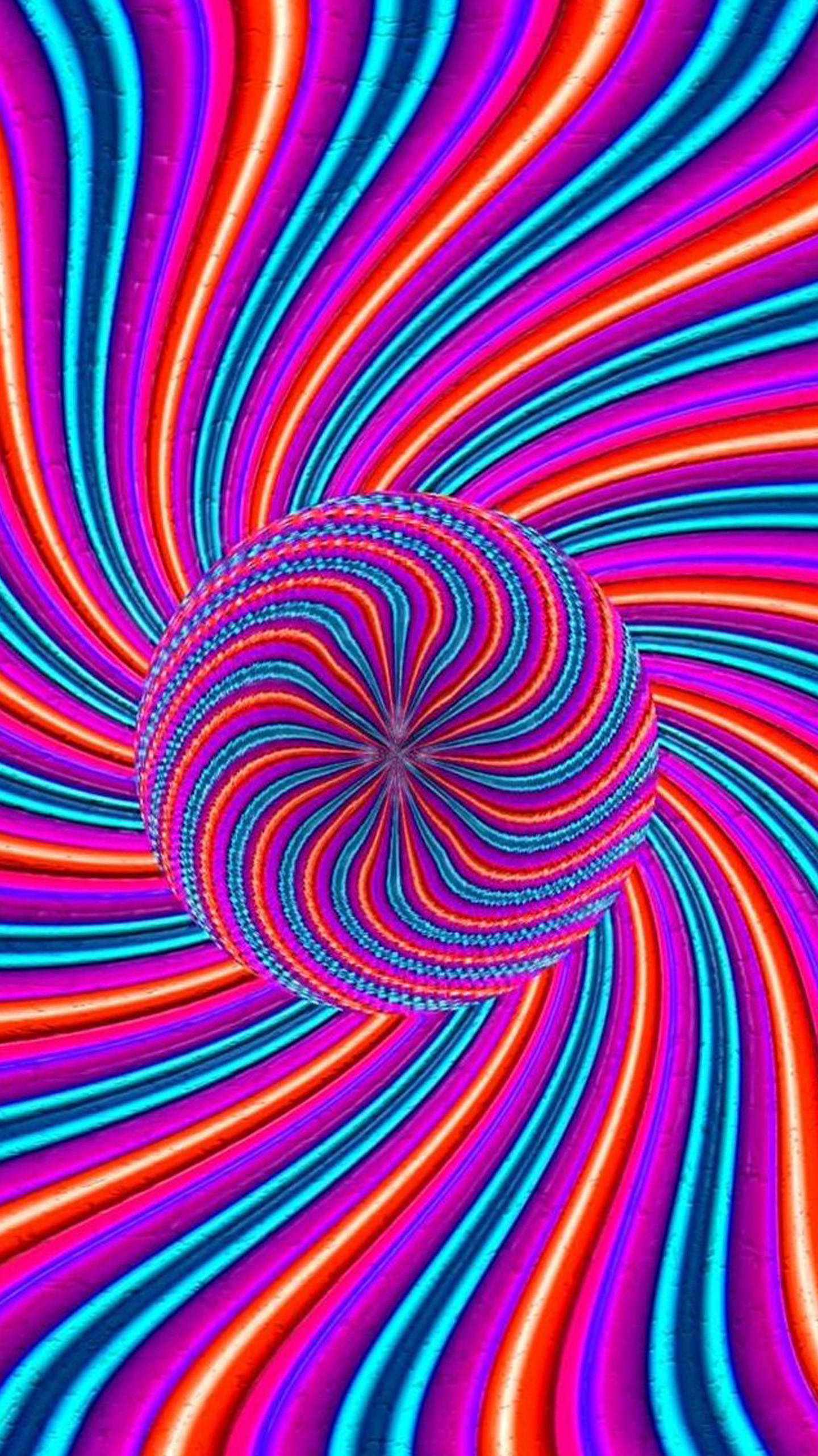 LG G3, vibrant display, neon swirls, 2K Phone Wallpaper