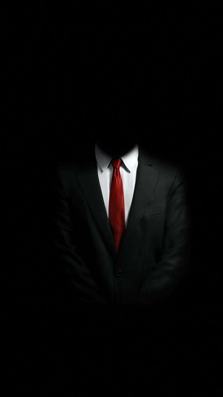 LG G4, black suit, red tie, HD Phone Wallpaper