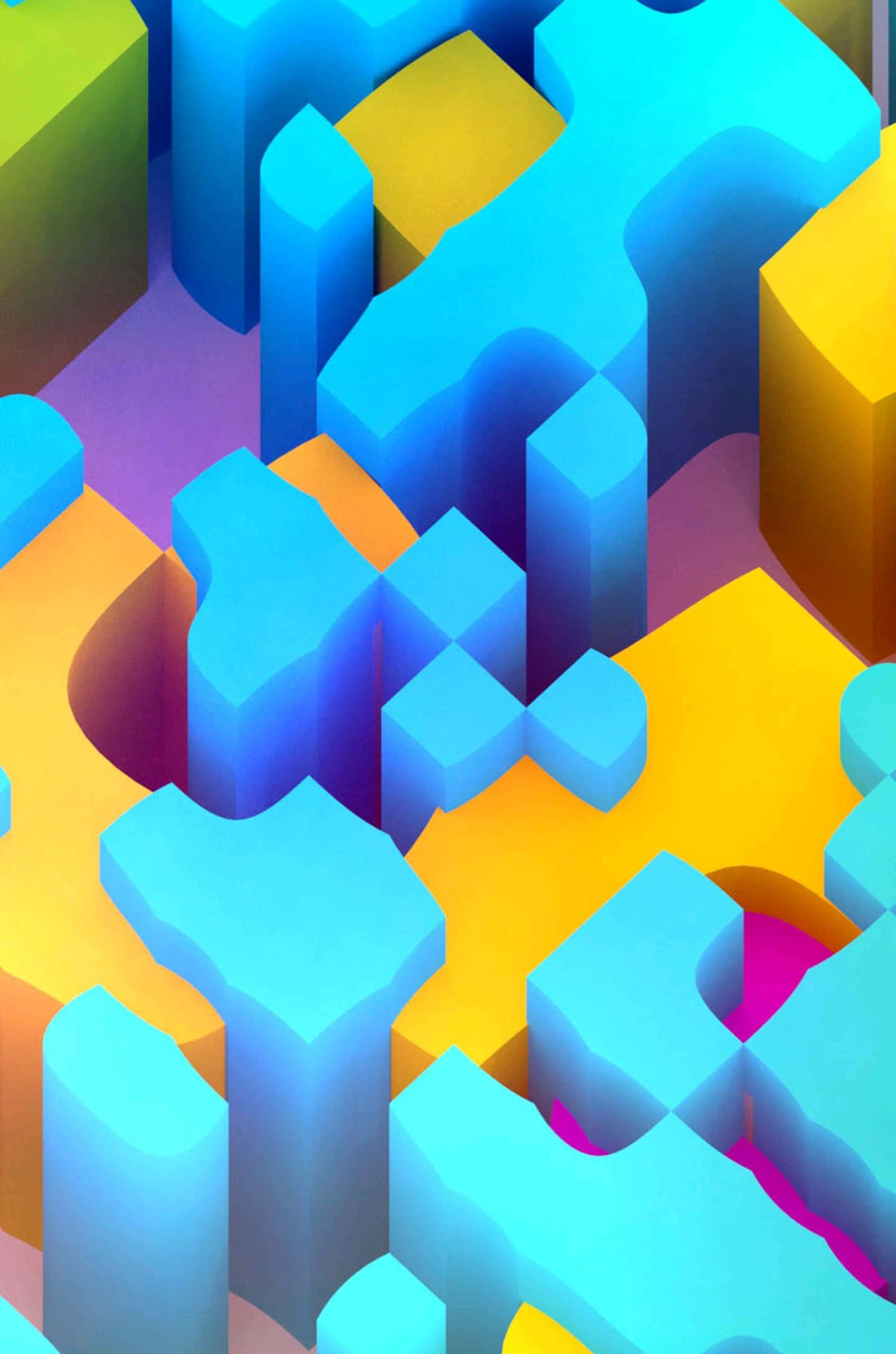 LG G4, blue, yellow, Full HD Phone Wallpaper