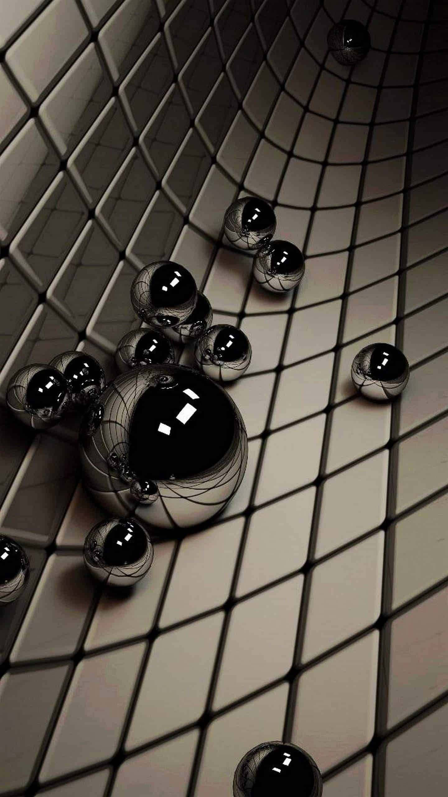 LG G4, chrome, white tiles, 2K Phone Wallpaper
