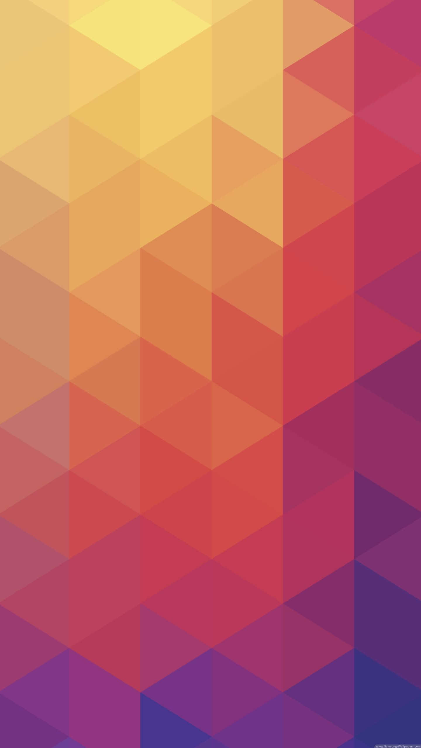 LG G4, Geometric Sunset Aesthetic, triangular patterns, 2K Phone Wallpaper