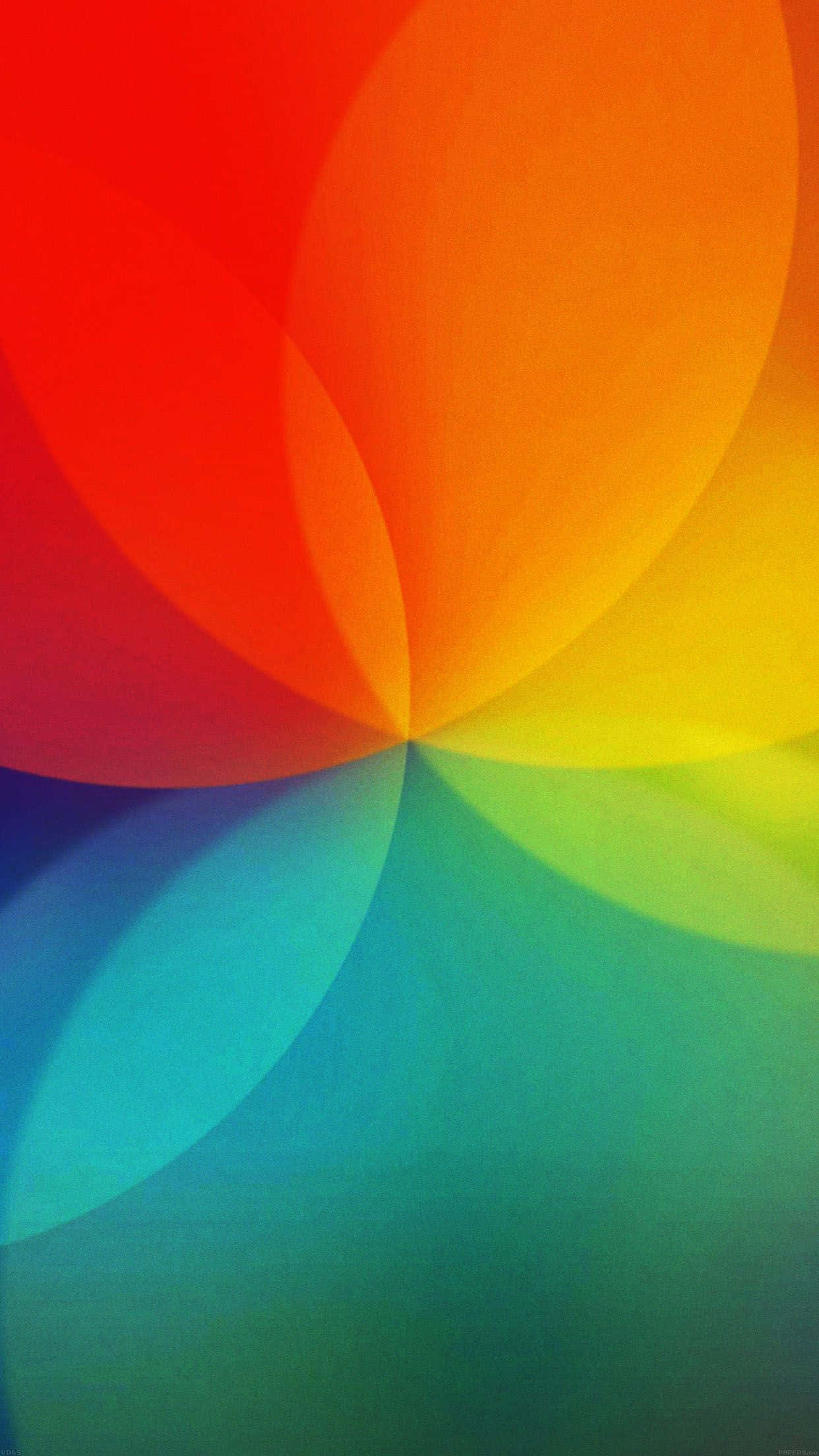 LG G4, rainbow lights, overlapping color circles, Full HD Phone Wallpaper