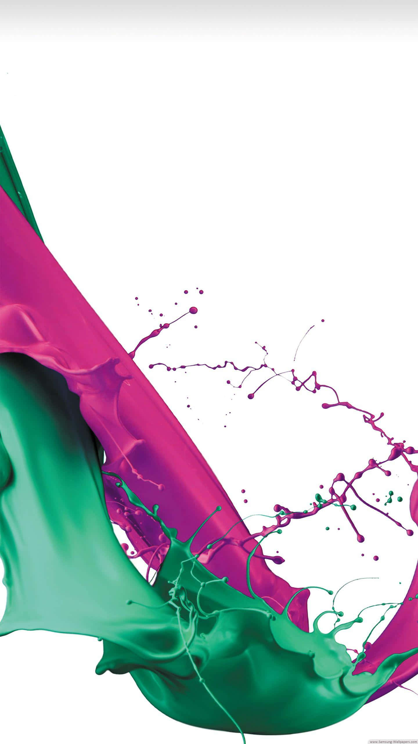 LG G4, magenta, teal, 2K Phone Wallpaper