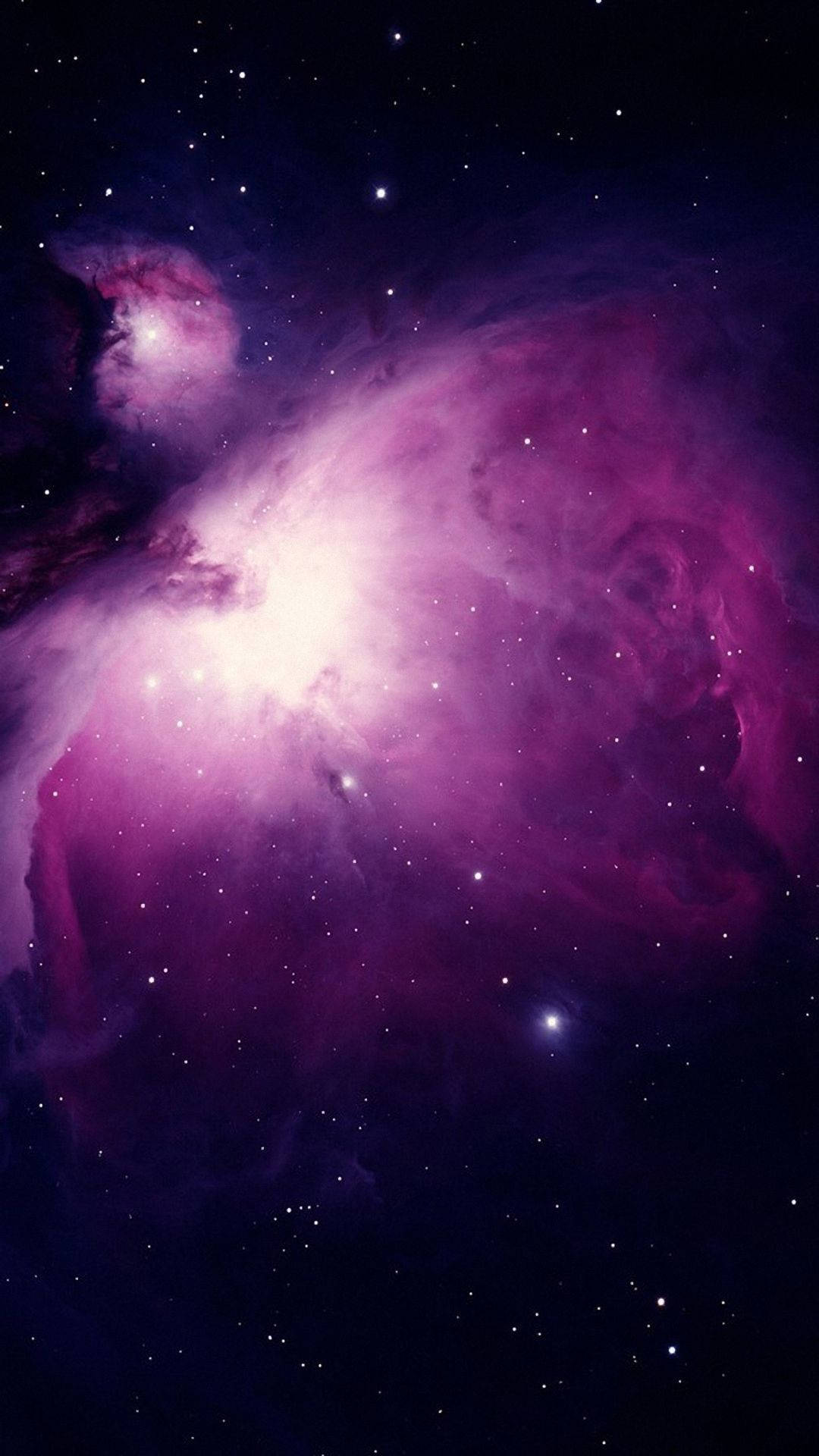 LG Phone, purple nebula, vibrant purple, Full HD Phone Wallpaper