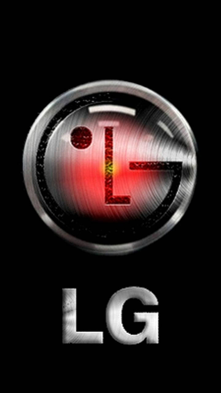 LG Phone, black background, glowing red, HD Phone Wallpaper