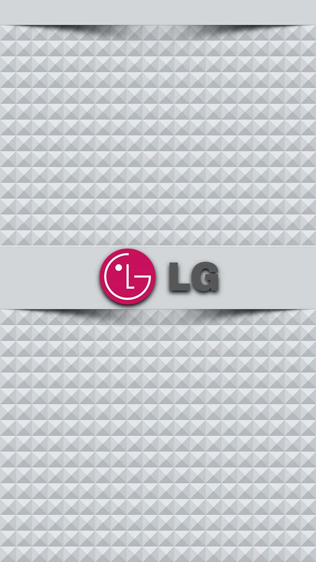 LG logo, gray triangular pattern, central gray band, Full HD Phone Wallpaper
