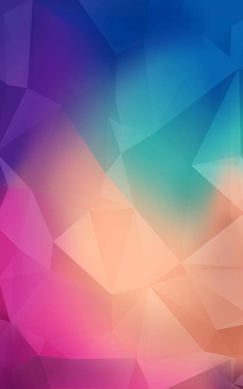 LG Phone, colorful abstract, geometric polygonal shapes, HD Phone Wallpaper