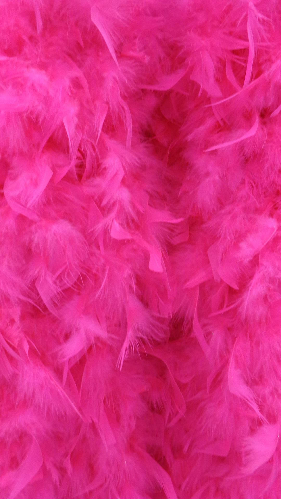 LG, bright pink feathers, fluffy, Full HD Phone Wallpaper