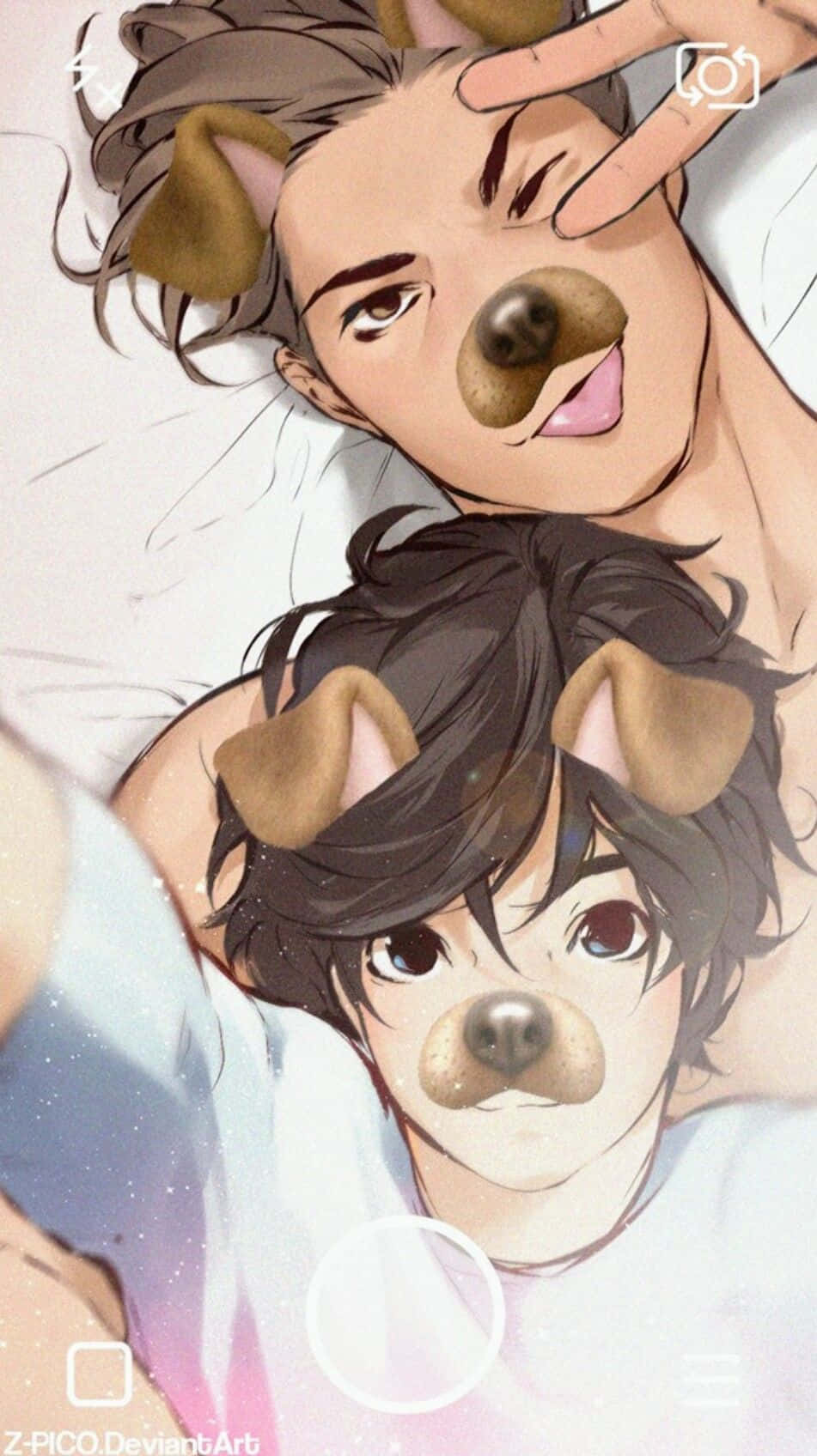 anime characters, dog ears, noses, HD Phone Wallpaper