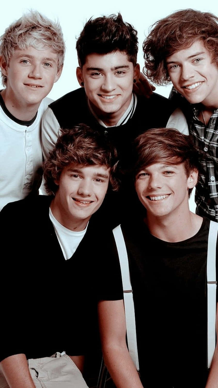 1 Direction, iPhone wallpaper, Five smiling young men, HD Phone Wallpaper