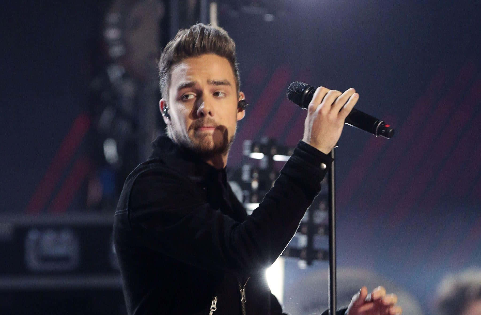 Liam Payne, stage, microphone, Full HD Desktop Wallpaper