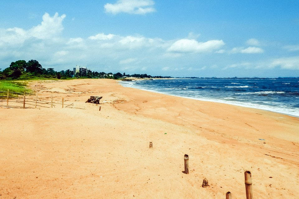 Liberia, bare beach, sandy beach, SD Desktop Wallpaper