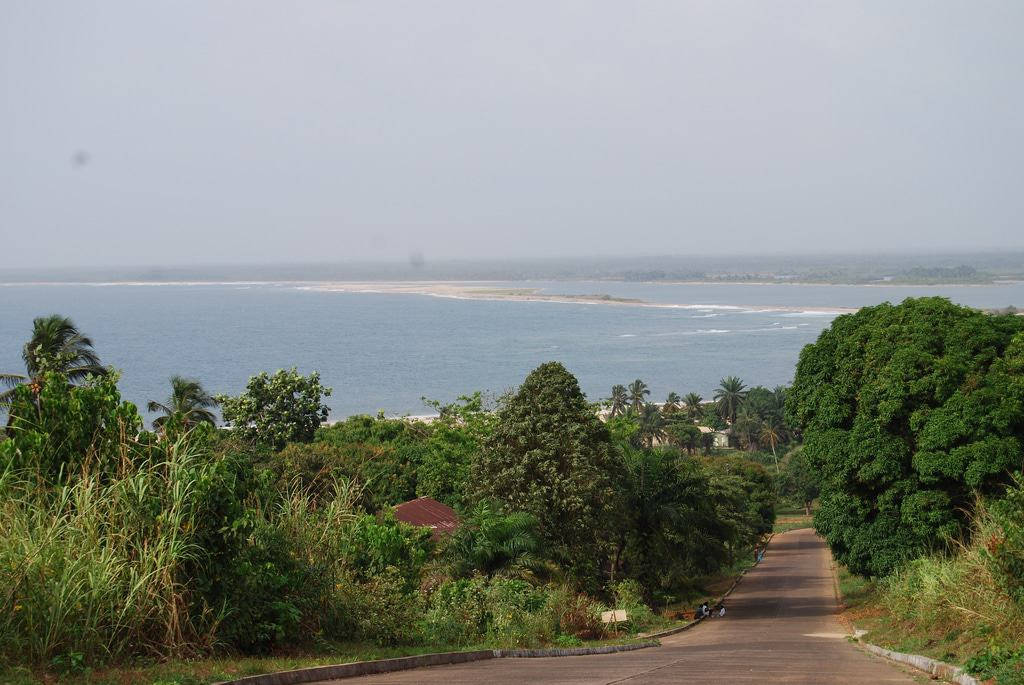 Liberia, winding road, lush green foliage, SD Desktop Wallpaper