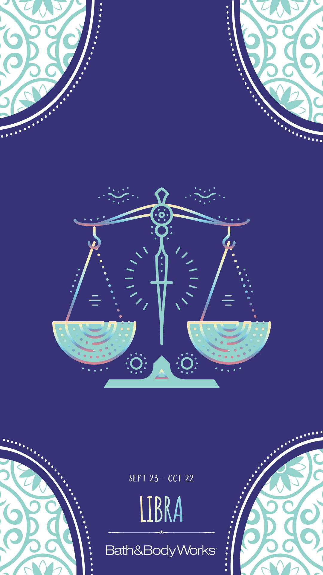 Libra Zodiac, teal, deep blue, Full HD Phone Wallpaper