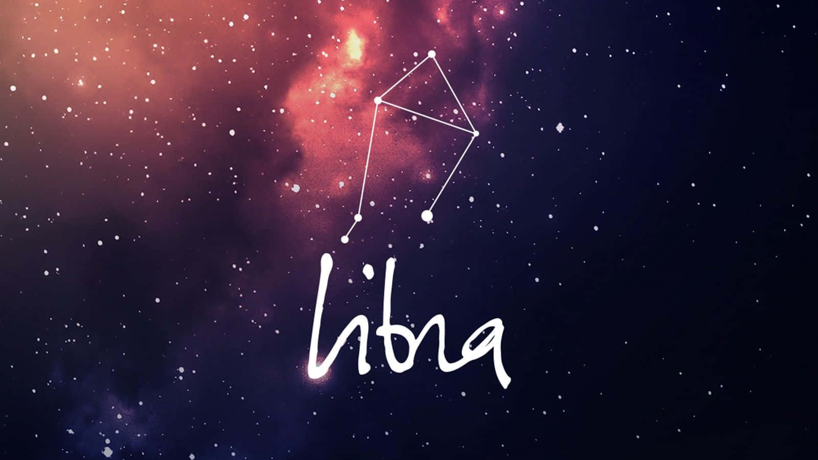 Libra, constellation, pink nebulae, HD Desktop Wallpaper