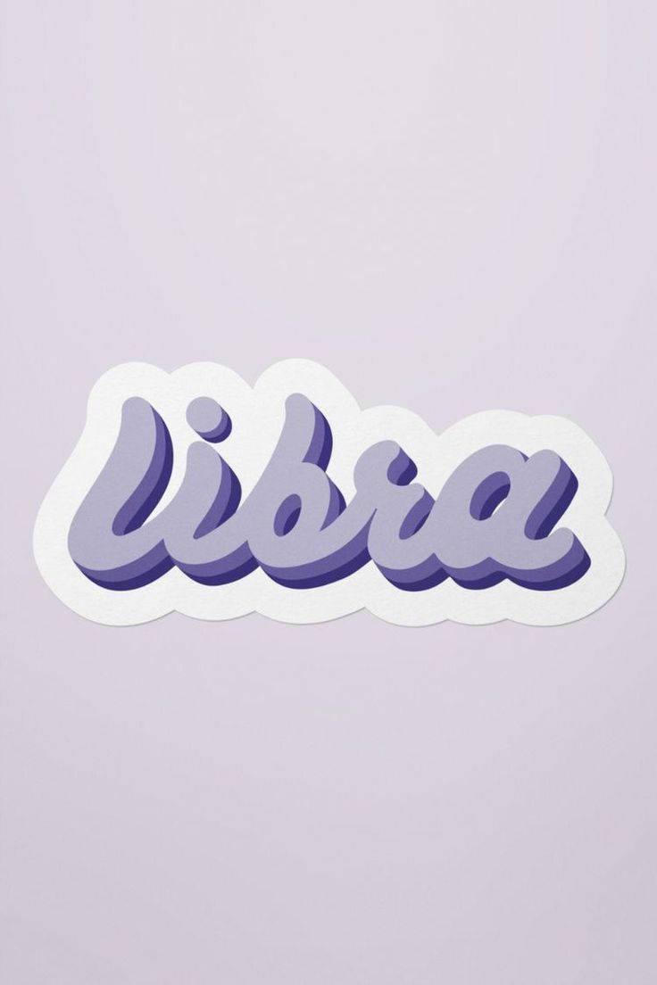 Libra, pastel purple, white scalloped edges, SD Phone Wallpaper