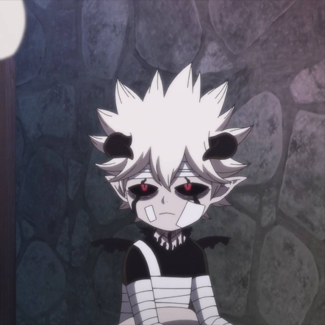 Liebe Black Clover, chibi, spiky-haired anime character, SD Desktop Wallpaper