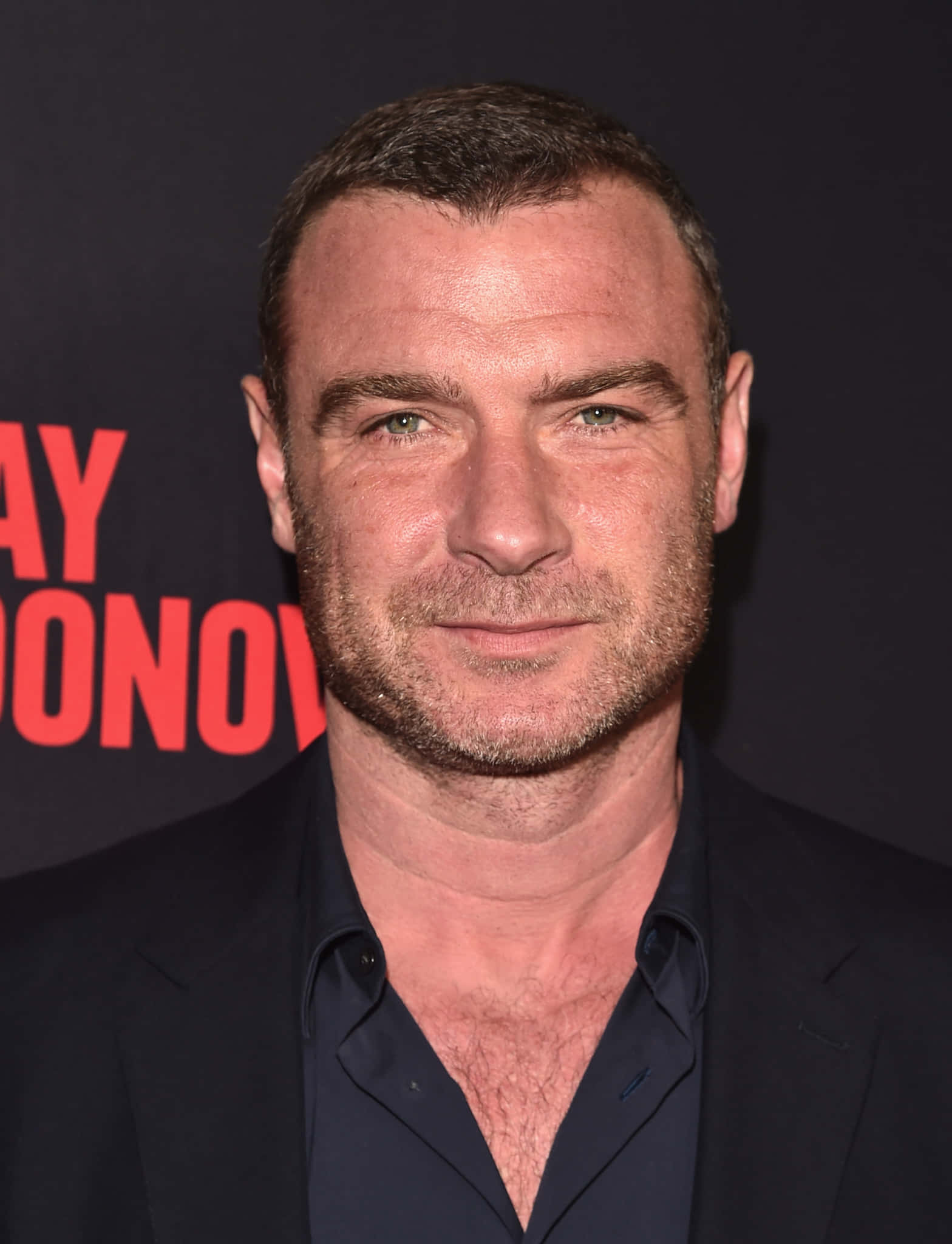 Liev Schreiber, green eyes, stubble, Full HD Phone Wallpaper