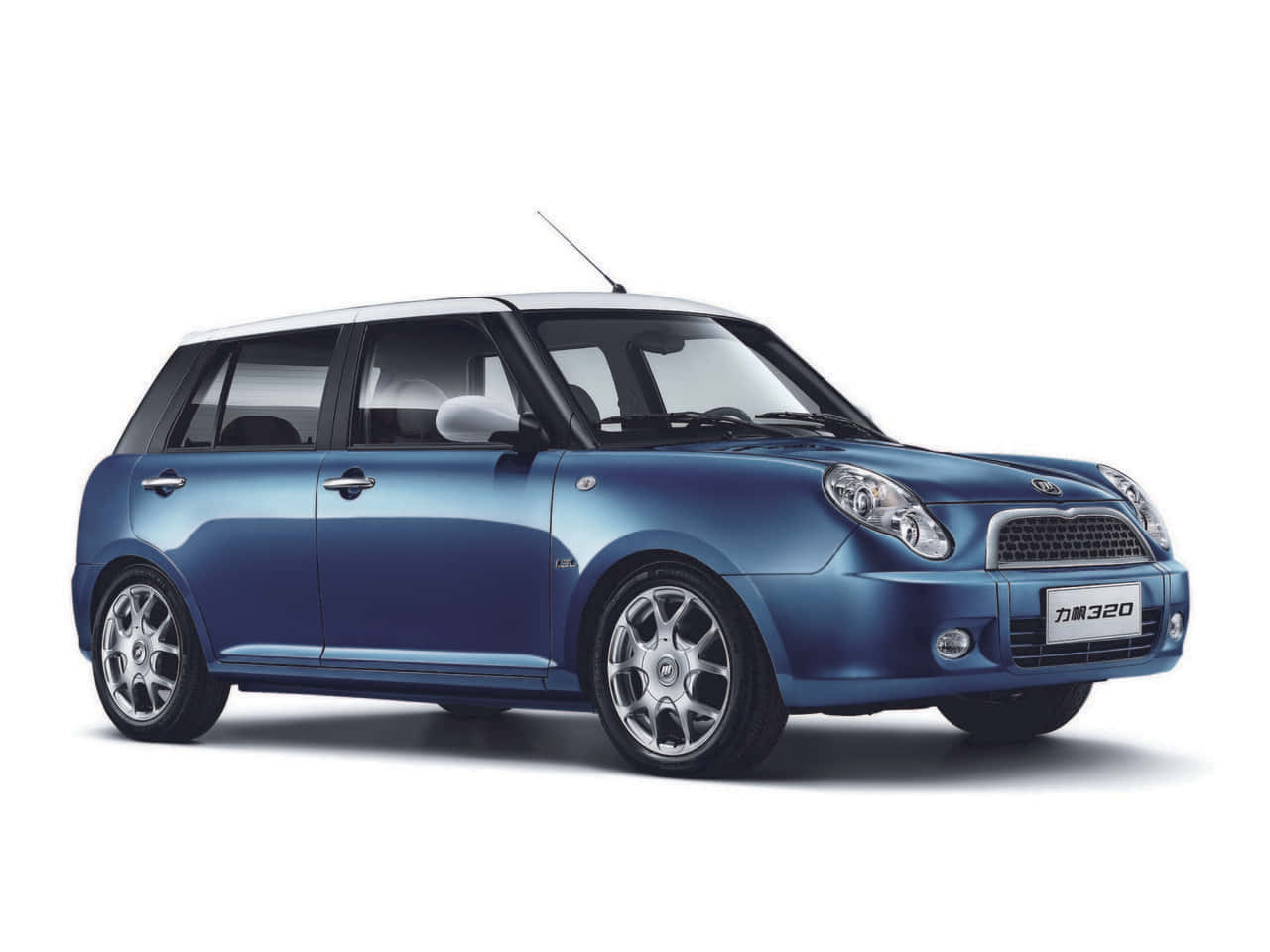 Lifan 320, blue, silver roof, HD Desktop Wallpaper