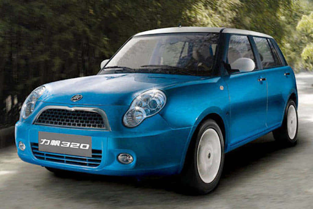 Lifan 320, vibrant blue, white wheels, SD Desktop Wallpaper