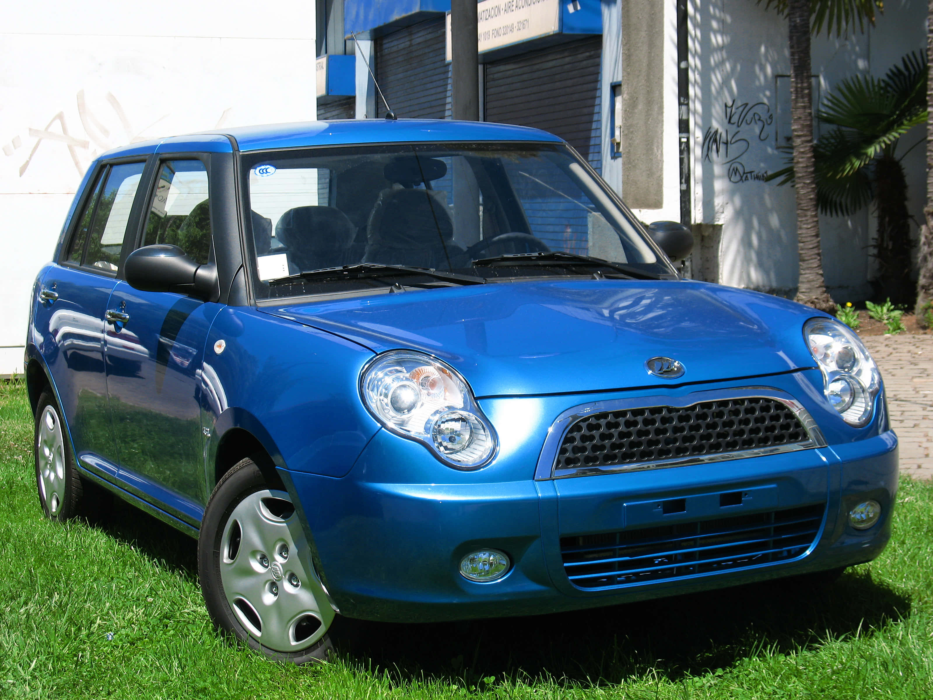 Lifan 320, blue, compact car, 2K Desktop Wallpaper