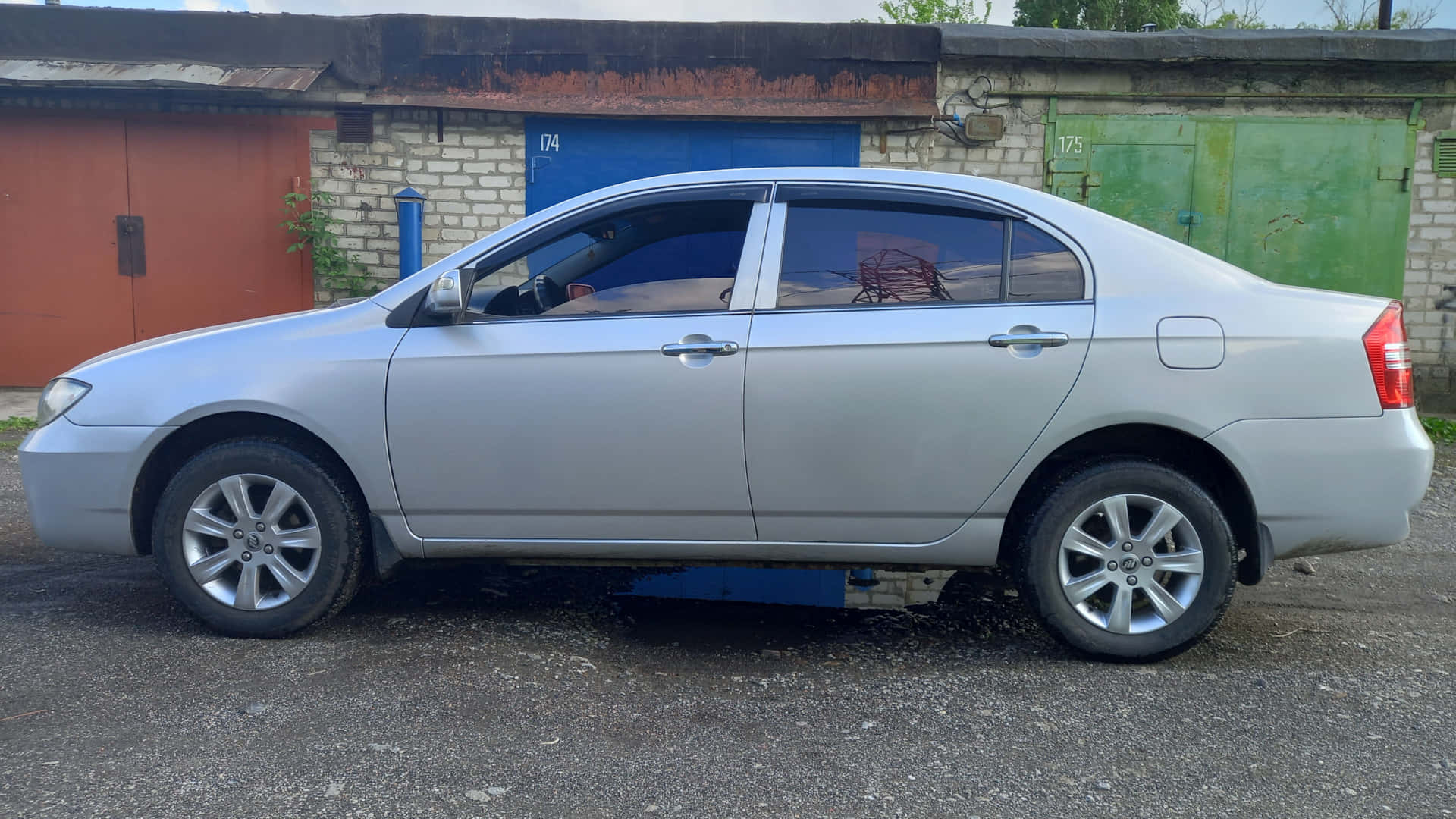 Lifan 620, silver, sedan, Full HD Desktop Wallpaper