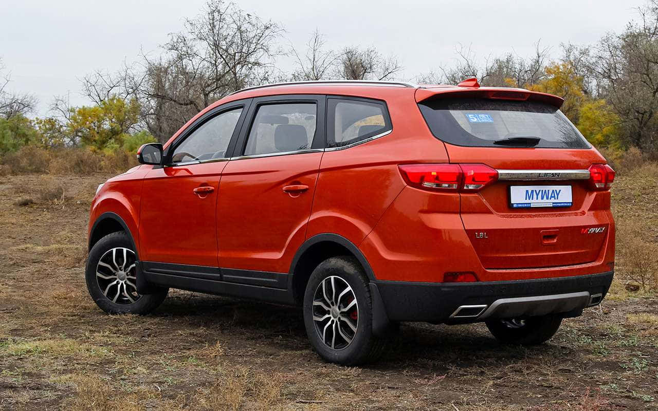 Lifan Myway, dusk, vibrant orange SUV, HD Desktop Wallpaper