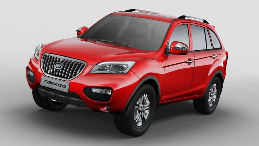Lifan X60, glossy red, chrome accents, SD Desktop Wallpaper