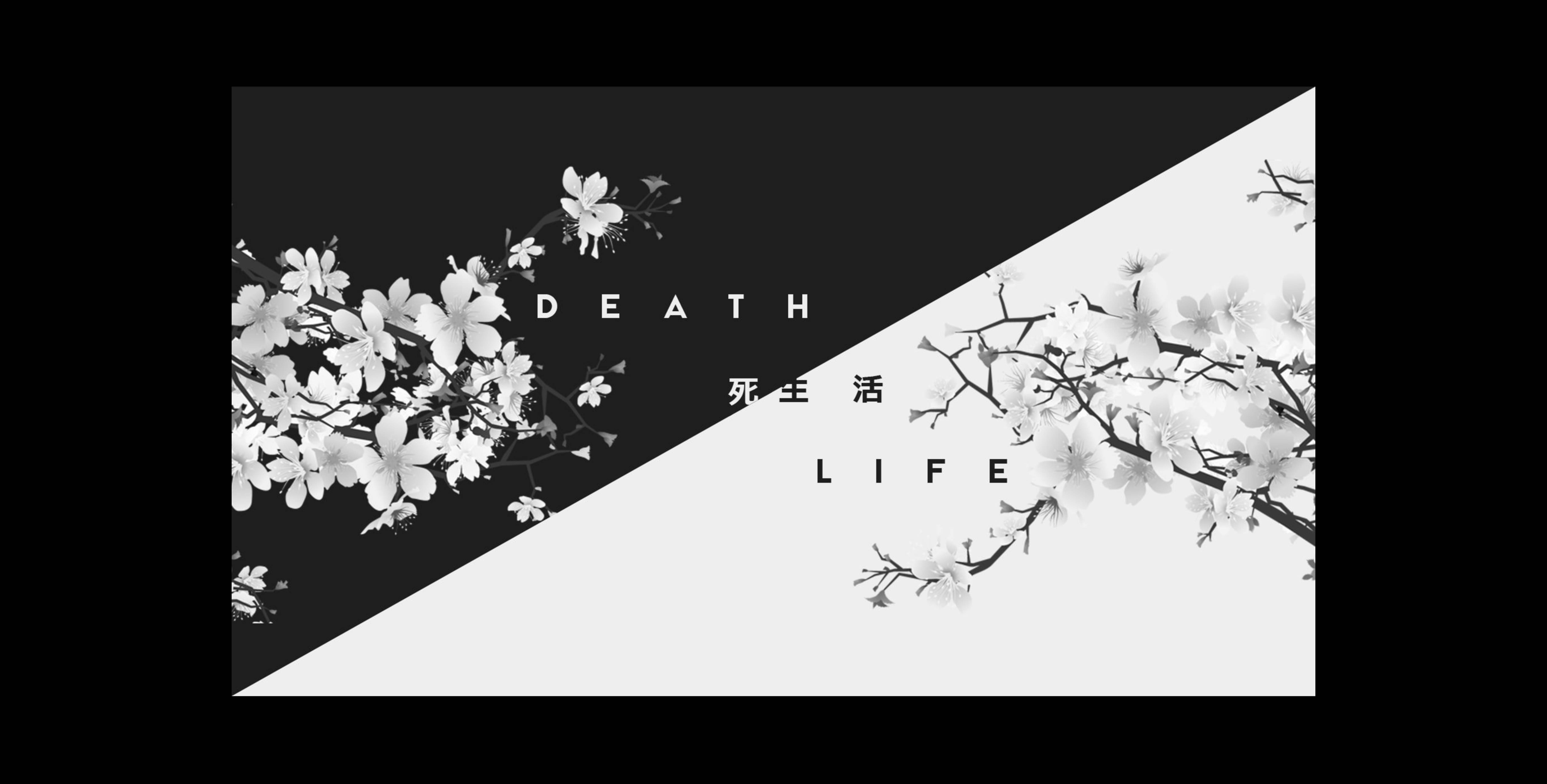 Life And Death, cherry blossoms, DEATH, 5K Desktop Wallpaper