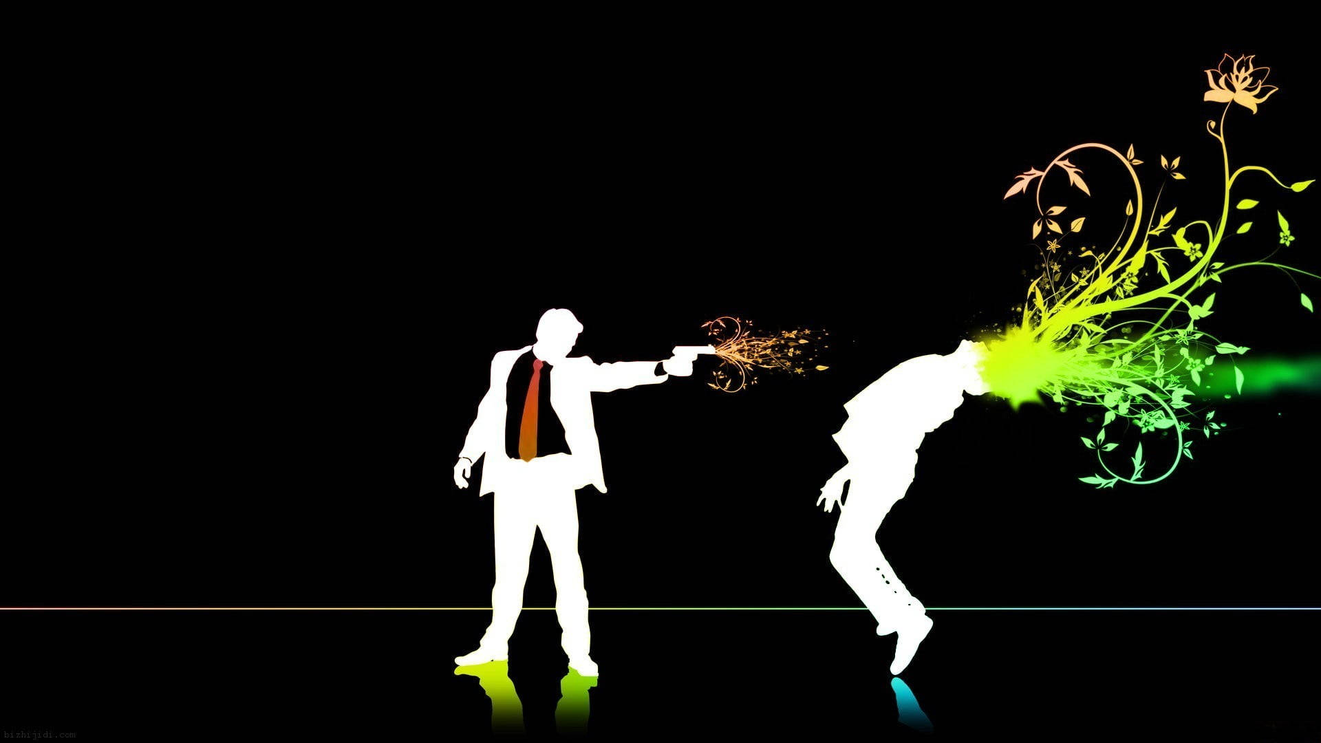 Life And Death, silhouette, man in a suit, Full HD Desktop Wallpaper