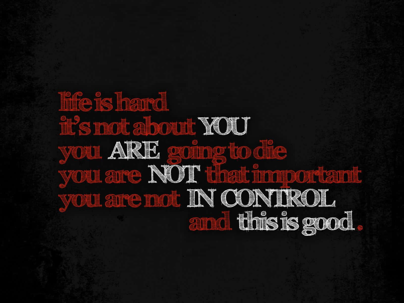 Life Is Good, red, white, HD Desktop Wallpaper