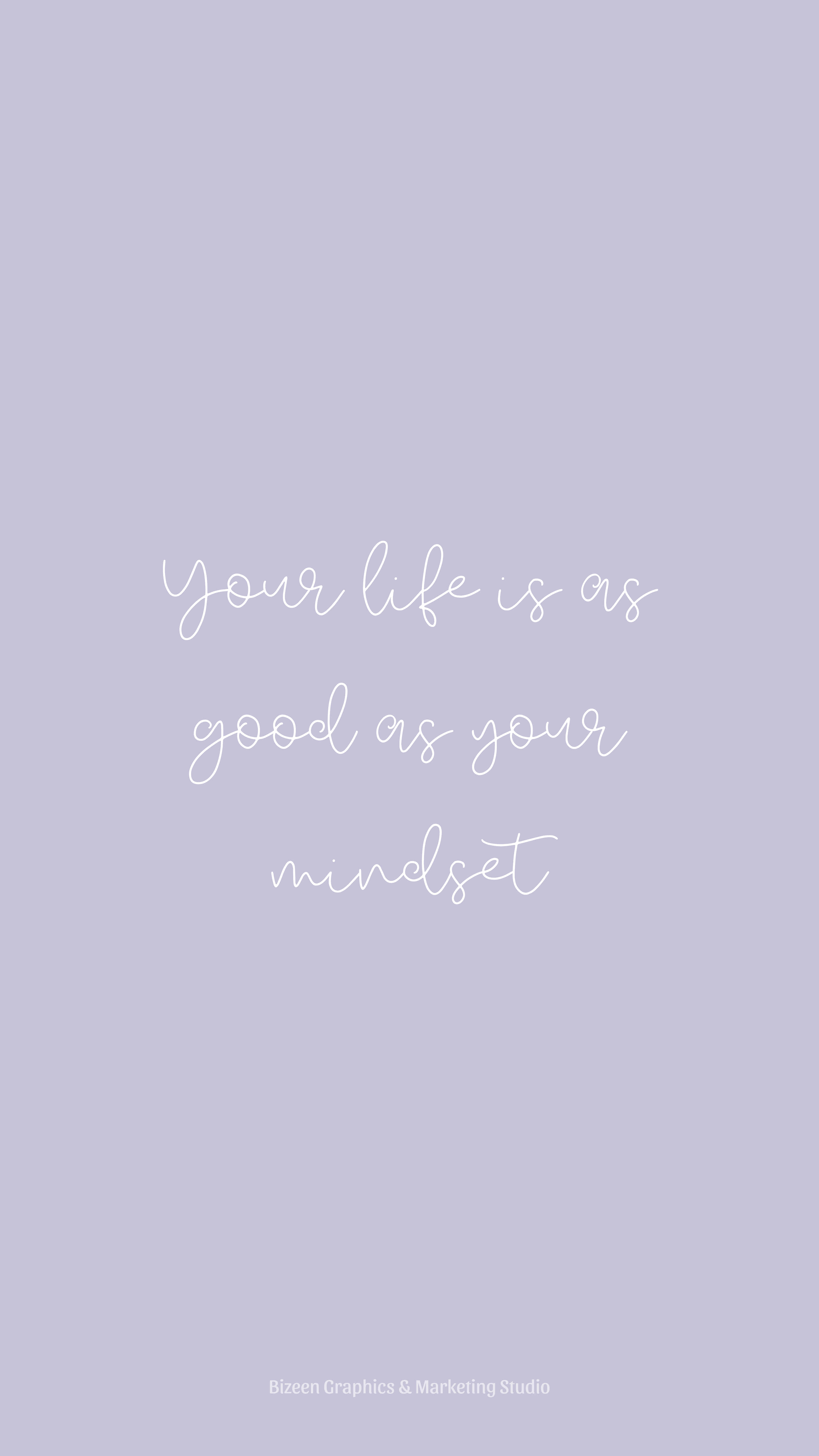 Life Is Good, lavender, white cursive text, 5K Phone Wallpaper