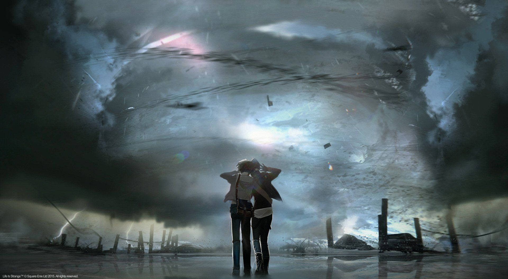 Life Is Strange, friends, hurricane, Full HD Desktop Wallpaper