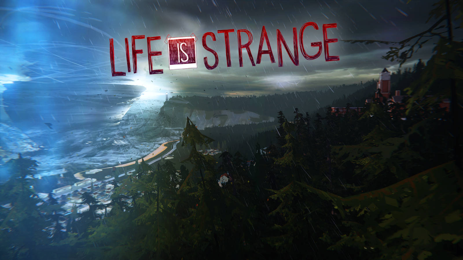 Life Is Strange, hurricane landscape, rainy mountainous landscape, HD Desktop Wallpaper
