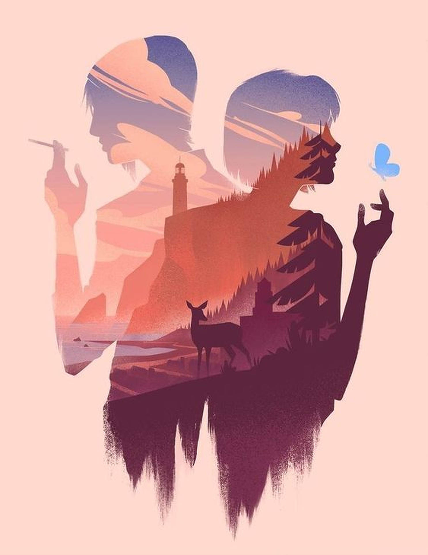 Life Is Strange, sunset, coastal landscape, Full HD Phone Wallpaper