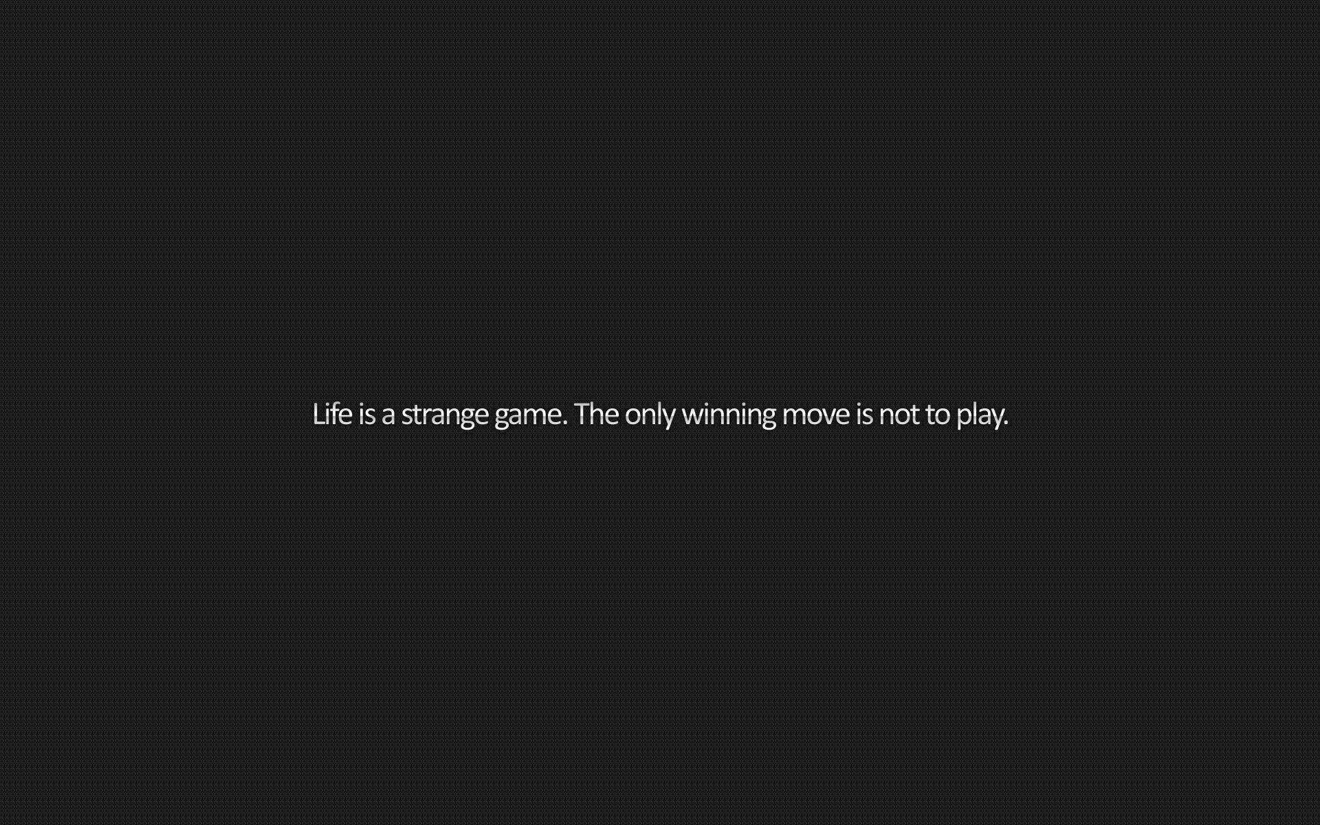 Life Is A Strange Game, sad aesthetic quote, dark gray textured background, Full HD Desktop Wallpaper