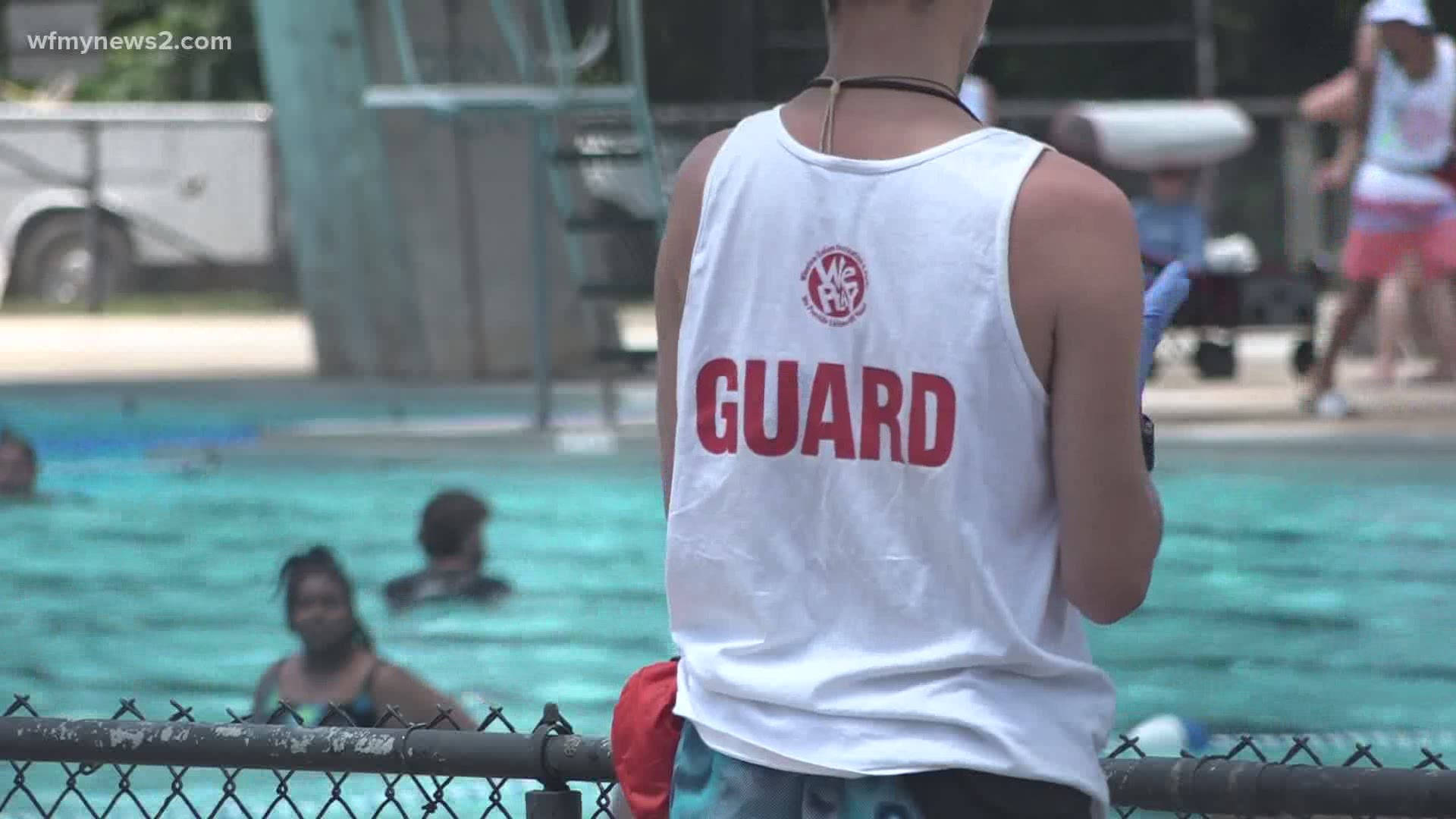 lifeguard, white tank top, red 'GUARD' text, Full HD Desktop Wallpaper