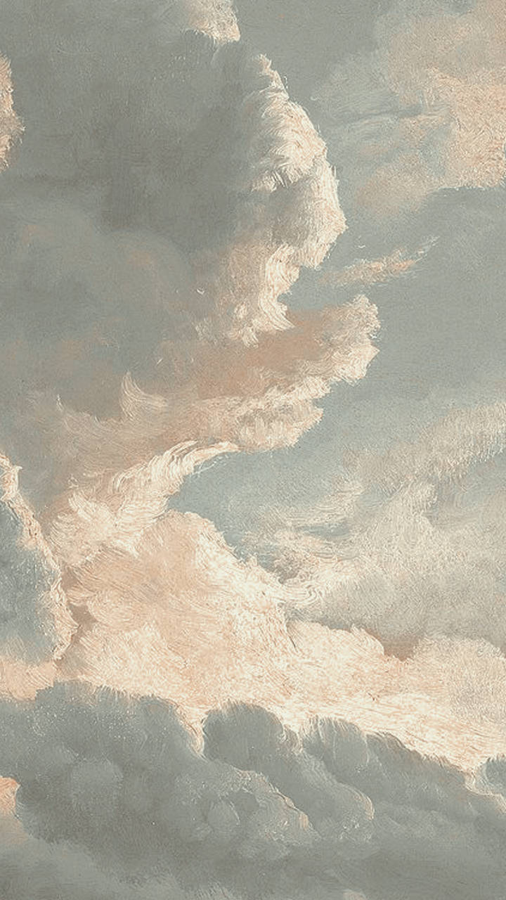 Light Academia Aesthetic, soft grays, warm peach tones, HD Phone Wallpaper