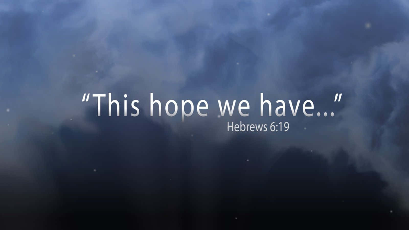 Theology, Hebrews 6:19, dark blue cloudy sky, HD Desktop Wallpaper