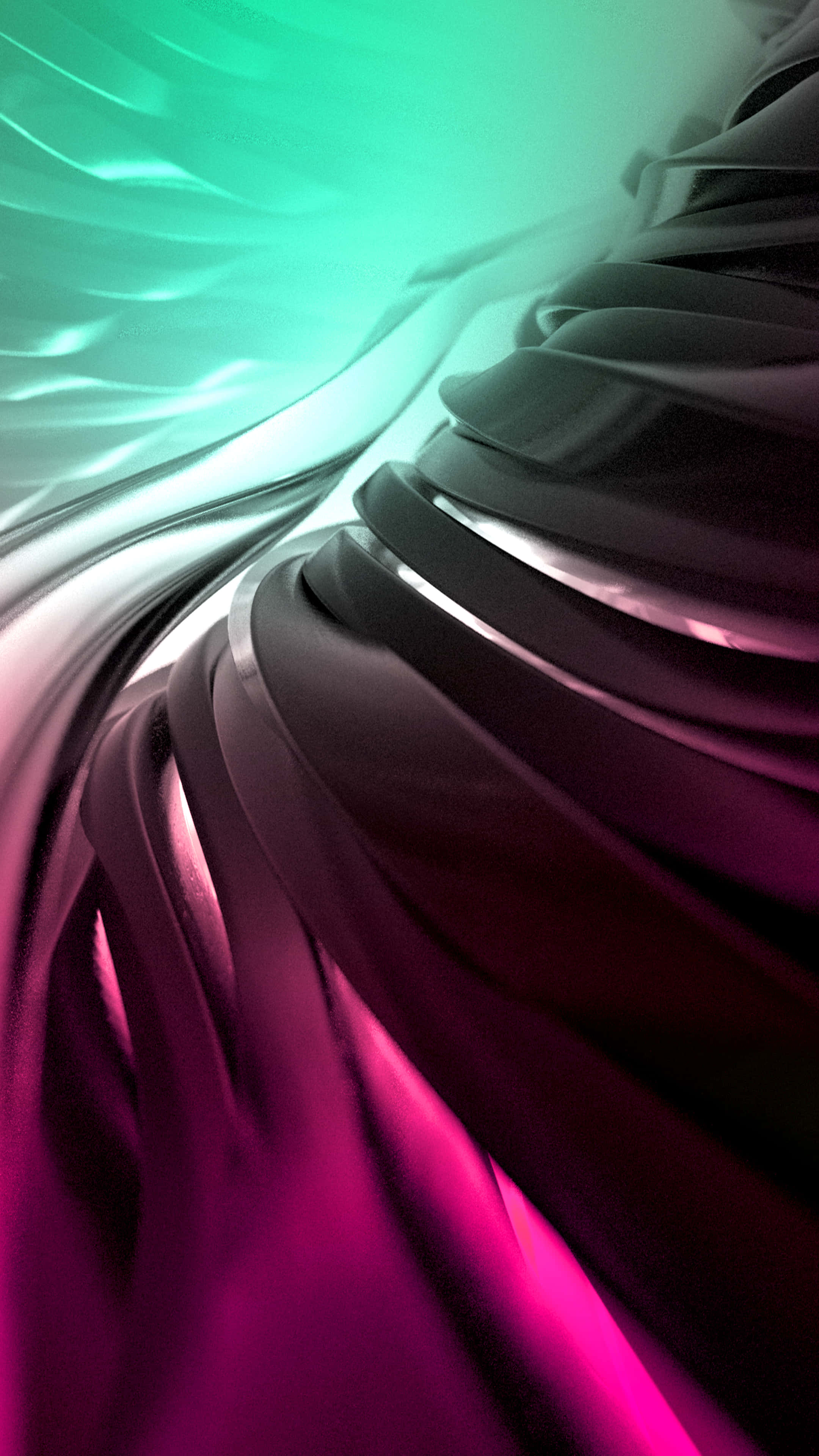 teal, magenta, metallic sheen, 4K Phone Wallpaper