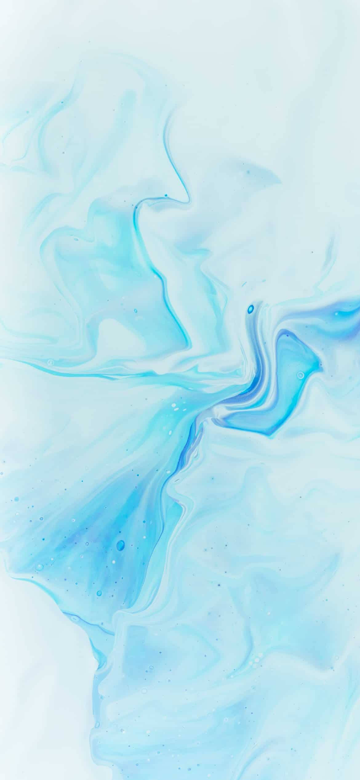 pastel blue, light blue, white fluid, Full HD Phone Wallpaper