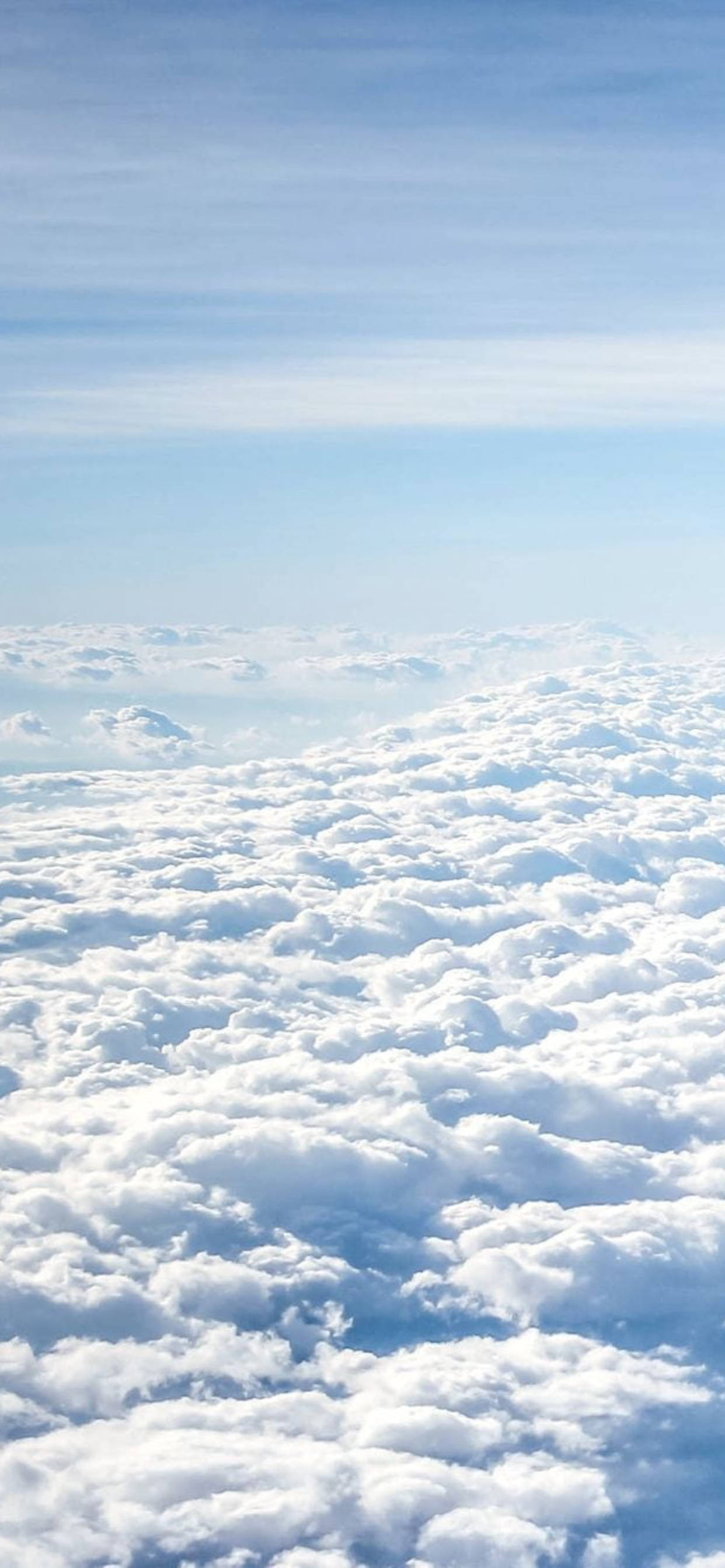 Cloudy Sky, Light Blue Aesthetic, iPhone, 2K Phone Wallpaper