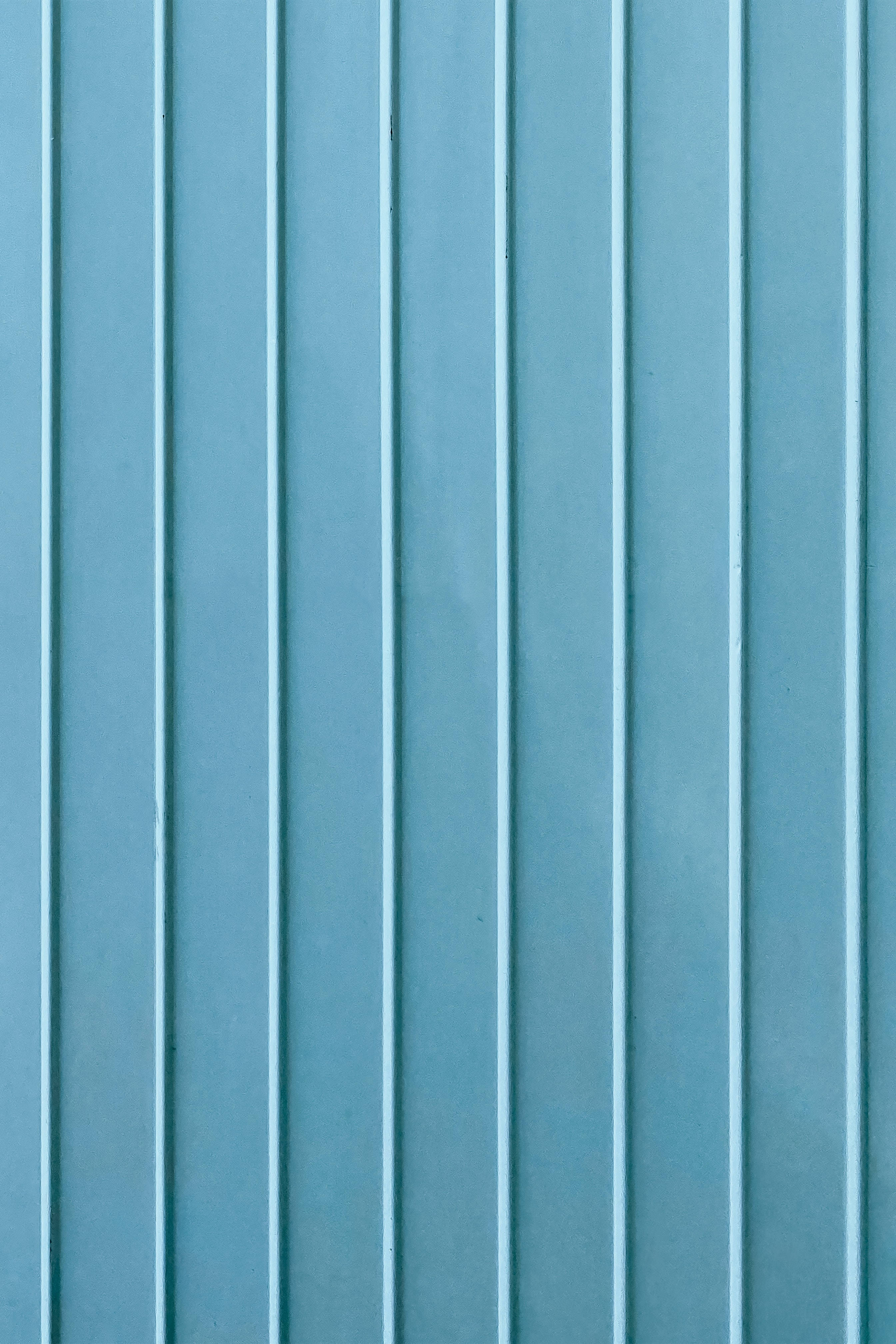 light blue, corrugated metal panels, vertical, 4K Phone Wallpaper