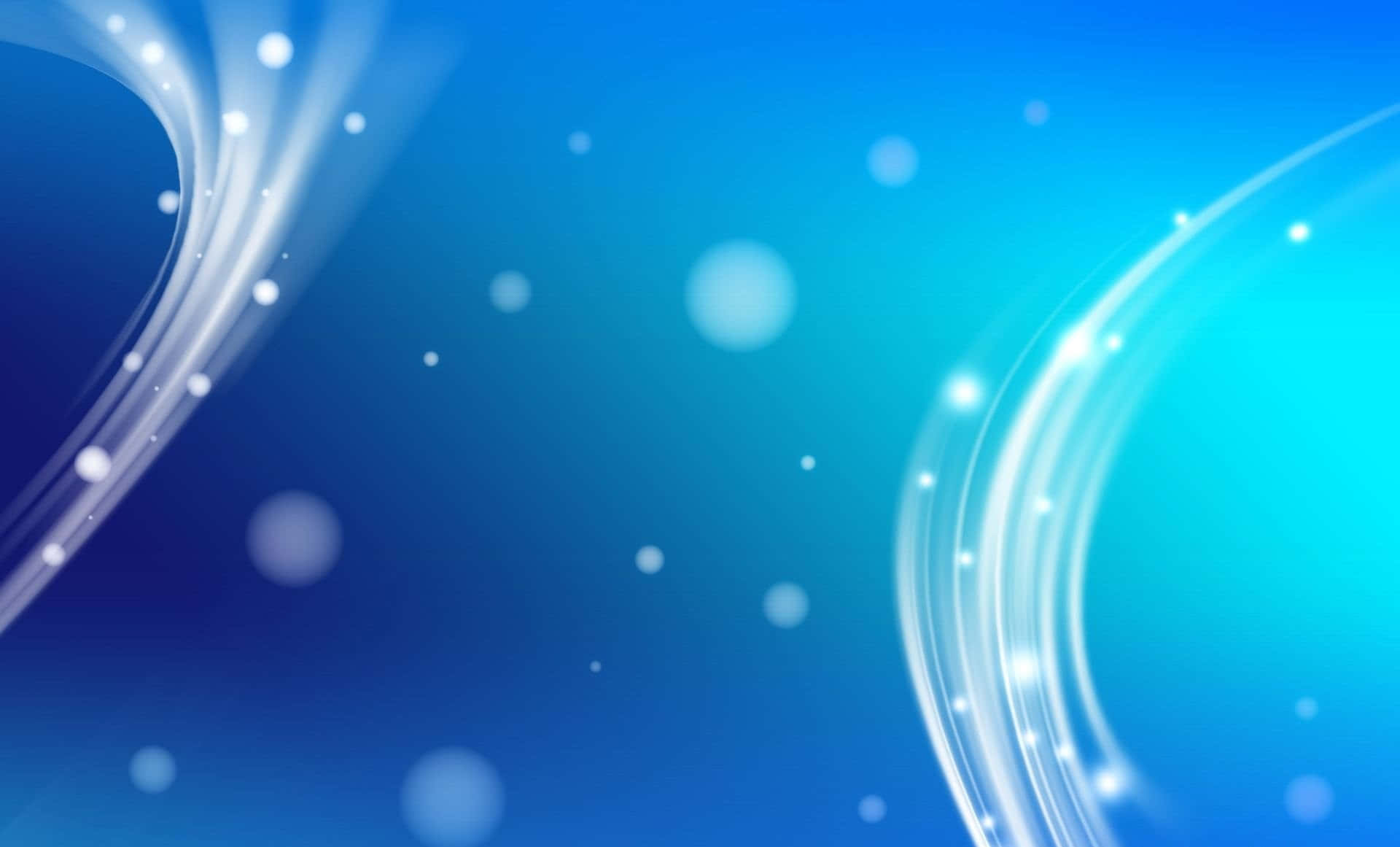 light blue laptop, vibrant blue gradient, glowing white curved lines, Full HD Desktop Wallpaper