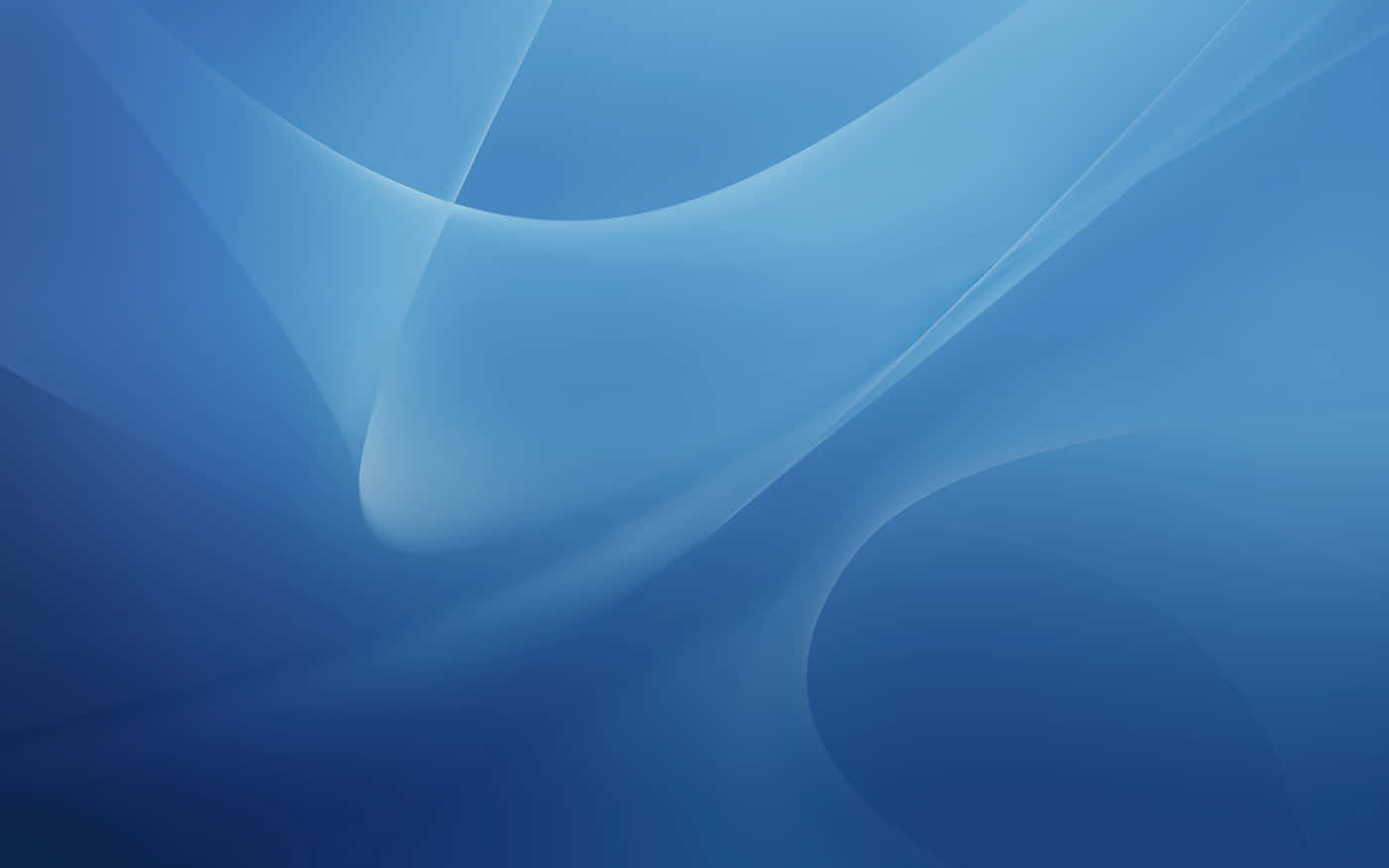 light blue laptop, soft flowing blue abstract waves, serene gradient background, HD Desktop Wallpaper